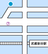 美容室プレンダミア　武蔵新田駅からの道順　イメージ7の2