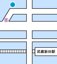美容室プレンダミア　武蔵新田駅からの道順　イメージ8の2